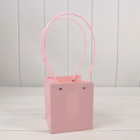 Пакет подарочный "Ваза для цветов" 15*13*13 Бледно-розовый 1/10 1/120 Арт: 000170P/670