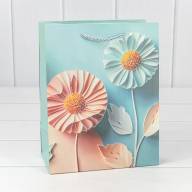 Пакет подарочный с блёстками "Цветы" (микс 261) 18*23*10 210г 1/20 1/360 Арт: 000261E - Пакет подарочный с блёстками "Цветы" (микс 261) 18*23*10 210г 1/20 1/360 Арт: 000261E