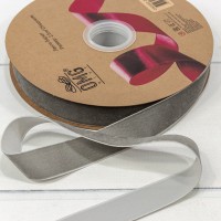 Лента Бархат 2,5см*25ярд Серый 1/13 1/52 Арт: 592-25/33