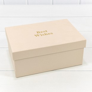 Коробки Прямоугольные Набор 1/3 22,5*16*9,5 "Best Wishes" Персиковый 1/20 Арт: 721815/12