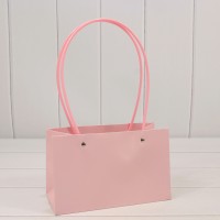 Пакет подарочный "Ваза для цветов" 22*10,5*13,5 Розовый 1/10 1/250 Арт: 000586EA/3