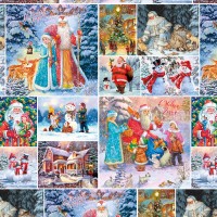 Бумага в листах 70*100 ±5% (10 шт.) 80г "С Новым годом"-54 1/24 Арт: 000402/54