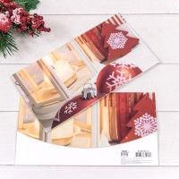 Конверт подарочный 16,5*9см "С новым годом!"-016 1/10 1/250 Арт: 003005/16