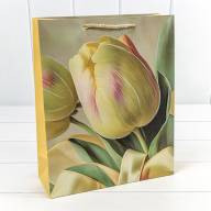 Пакет подарочный с блёстками "Тюльпаны" (микс 256) 26*32*10 210г 1/20 1/240 Арт: 000256C - Пакет подарочный с блёстками "Тюльпаны" (микс 256) 26*32*10 210г 1/20 1/240 Арт: 000256C