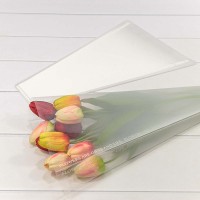 Пакет "Конус для цветов" 30*10*45 (30 шт.) Белый 1/150 Арт: 001520/2