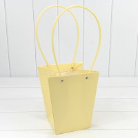 Пакет подарочный "Ваза для цветов" 20*17*12 Песочный 1/10 1/120 Арт: 000170E/7499