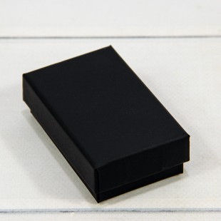 Коробка Прямоугольная 8*5*2,5 Крафт Чёрный 1/24 1/360 Арт: 62267/3