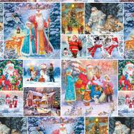 Бумага в листах 70*100 ±5% (25 шт.) 80г &quot;С Новым годом&quot; (микс 123) 1/10 Арт: 000402/123 - Бумага в листах 70*100 ±5% (25 шт.) 80г "С Новым годом" (микс 123) 1/10 Арт: 000402/123