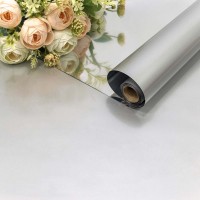 Плёнка 0,58*10м глянцевая "Металл" 40мкм Серебряный 1/30 Арт: 001390/1