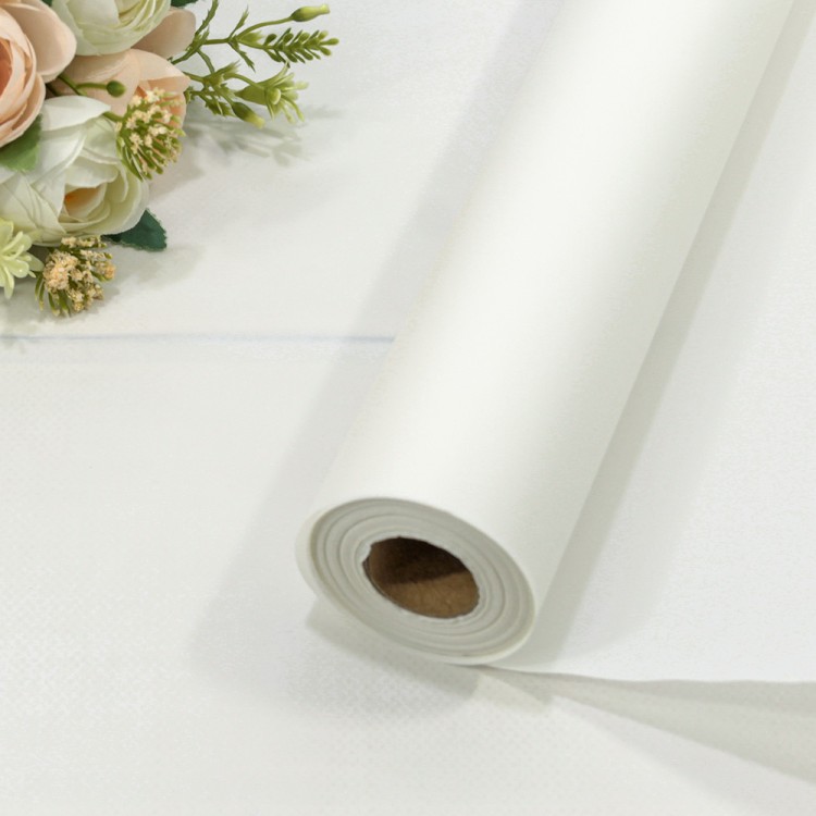 Плёнка 58см 800г матовая однотонная 55мкм Белый 1/12 Арт: 1857/16